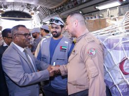 ආපදාවන්ට ලක්වූවන් සඳහා එක්සත් අරාබි එමීර් රාජ්යයෙන් අධාර…